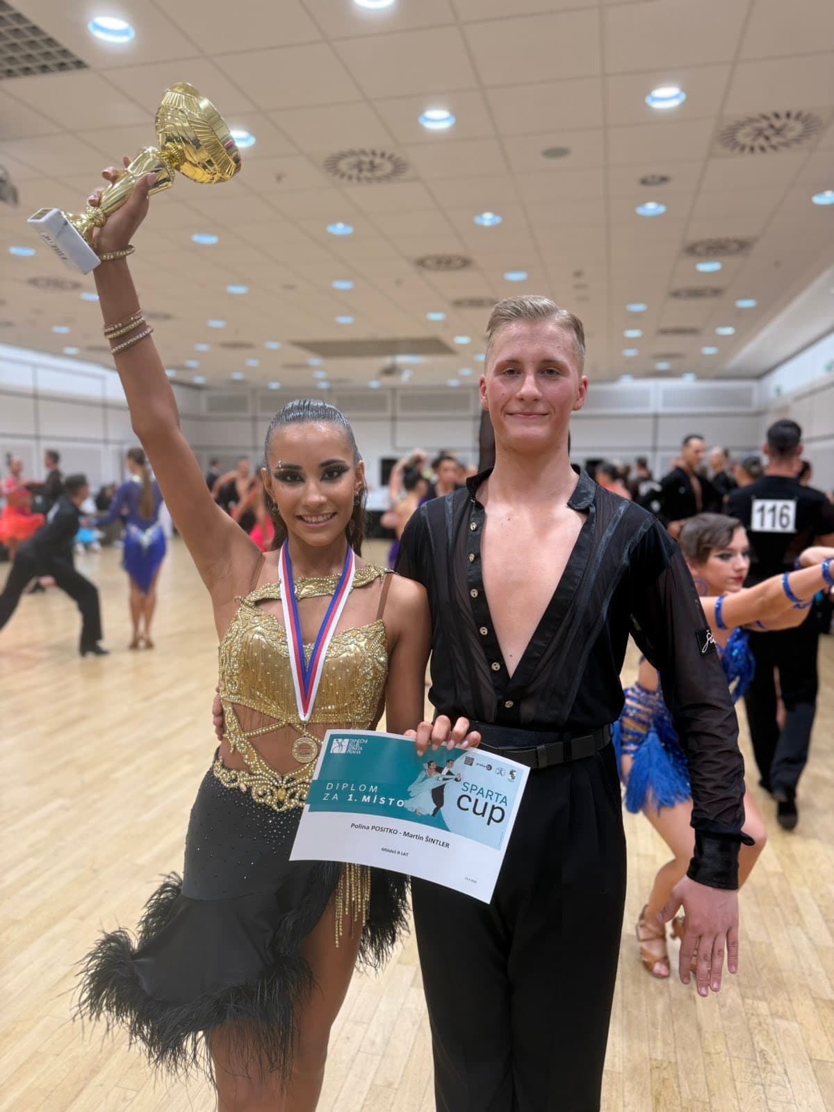 Dance competition atmosphere